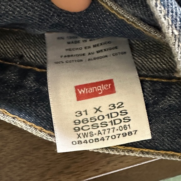 Wrangler Men's Relaxed Fit Blue Jeans 31x32 - Picture 2 of 2